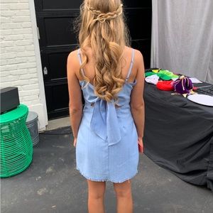 Hyfve blue pinstripe dress